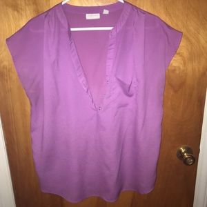 New York and Company Silk Top